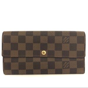 Louis Vuitton Damier Sarah Long Bifold Wallet